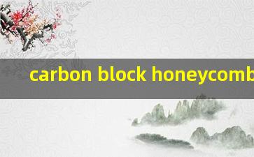 carbon block honeycomb